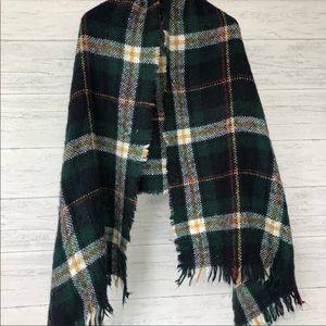 Knit plaid scarf from Zara